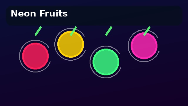Neon Fruits gokkast